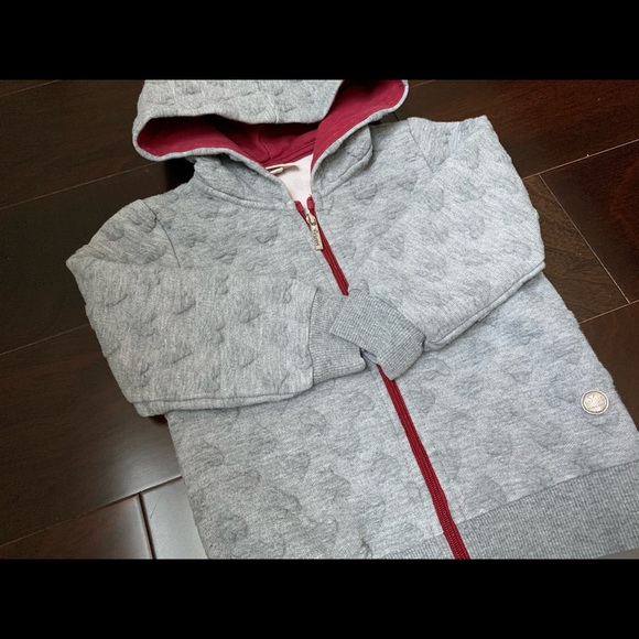 Brums 3D heart print zipper hooded jacket, 18 mo - Picture 6 of 6